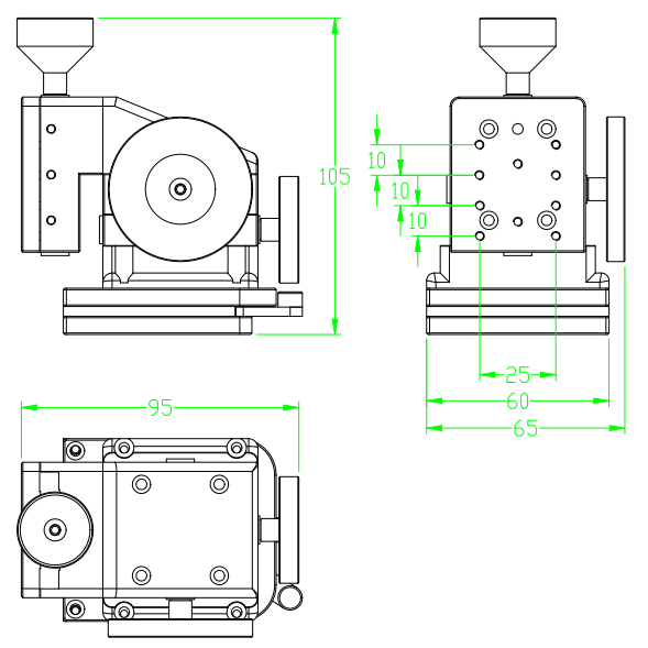 Submicron Probe Station 3D-Adjustable Semiconductor RF Probe System